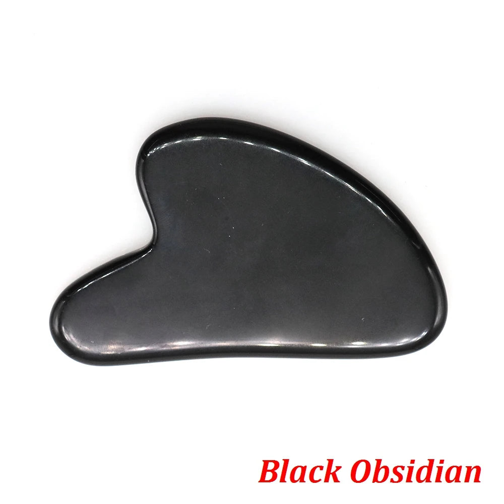 Rose Quartz Gua Sha Stone Set