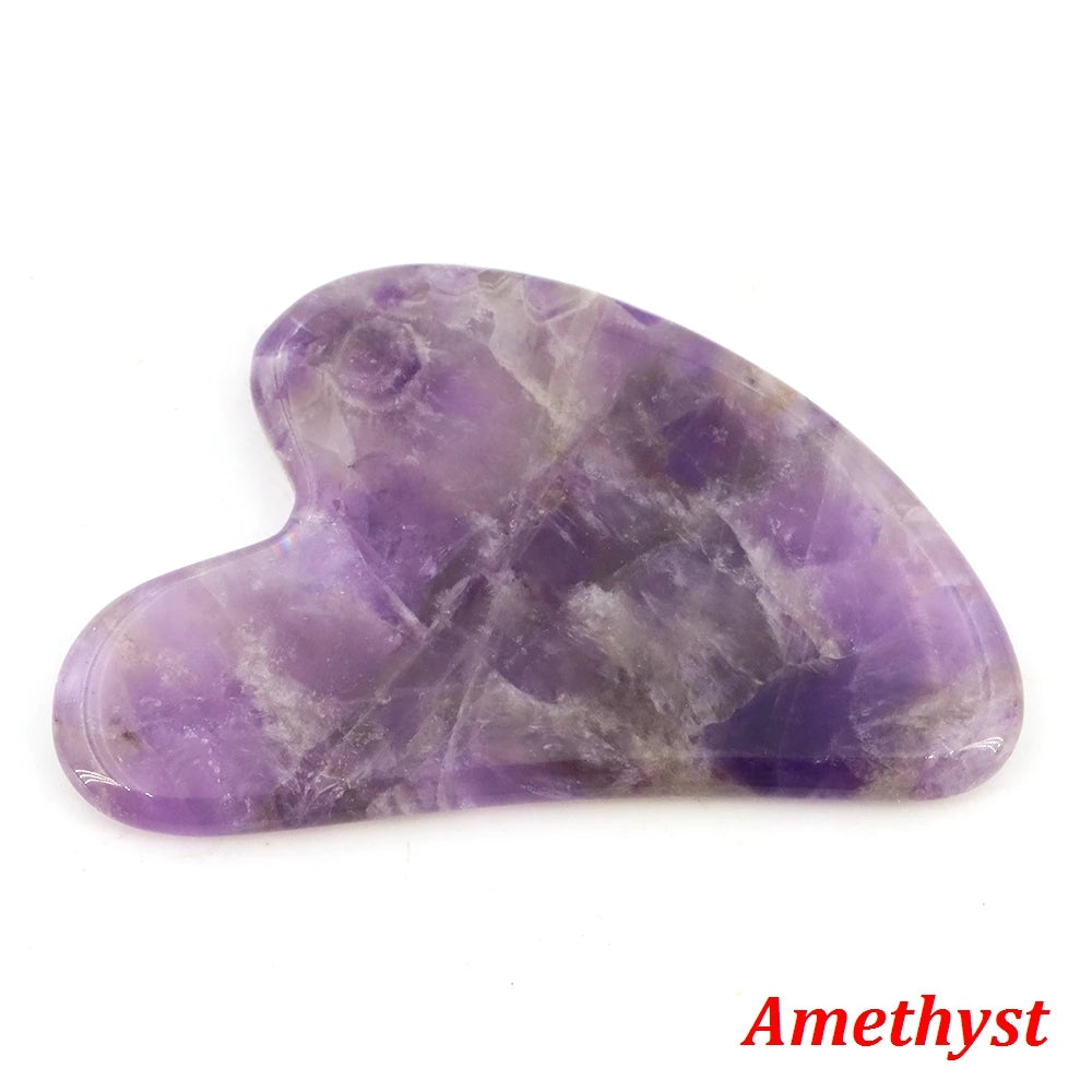 Rose Quartz Gua Sha Stone Set