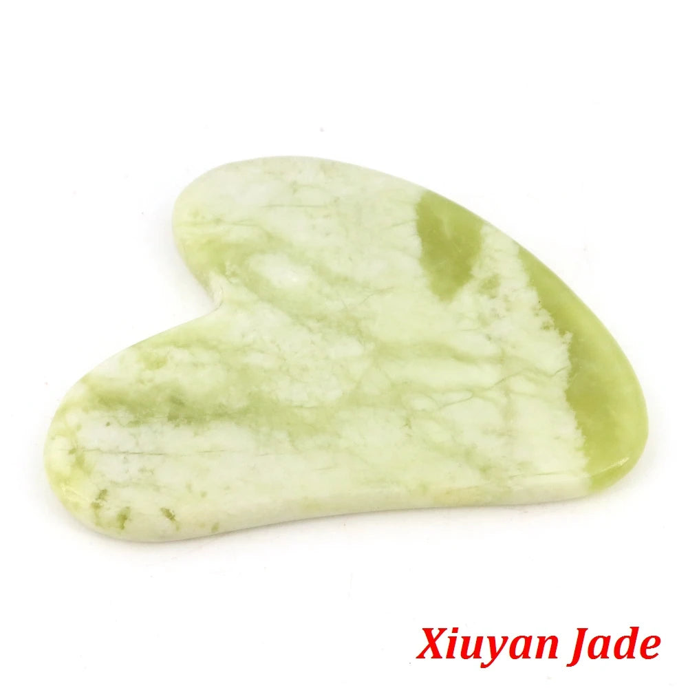 Rose Quartz Gua Sha Stone Set