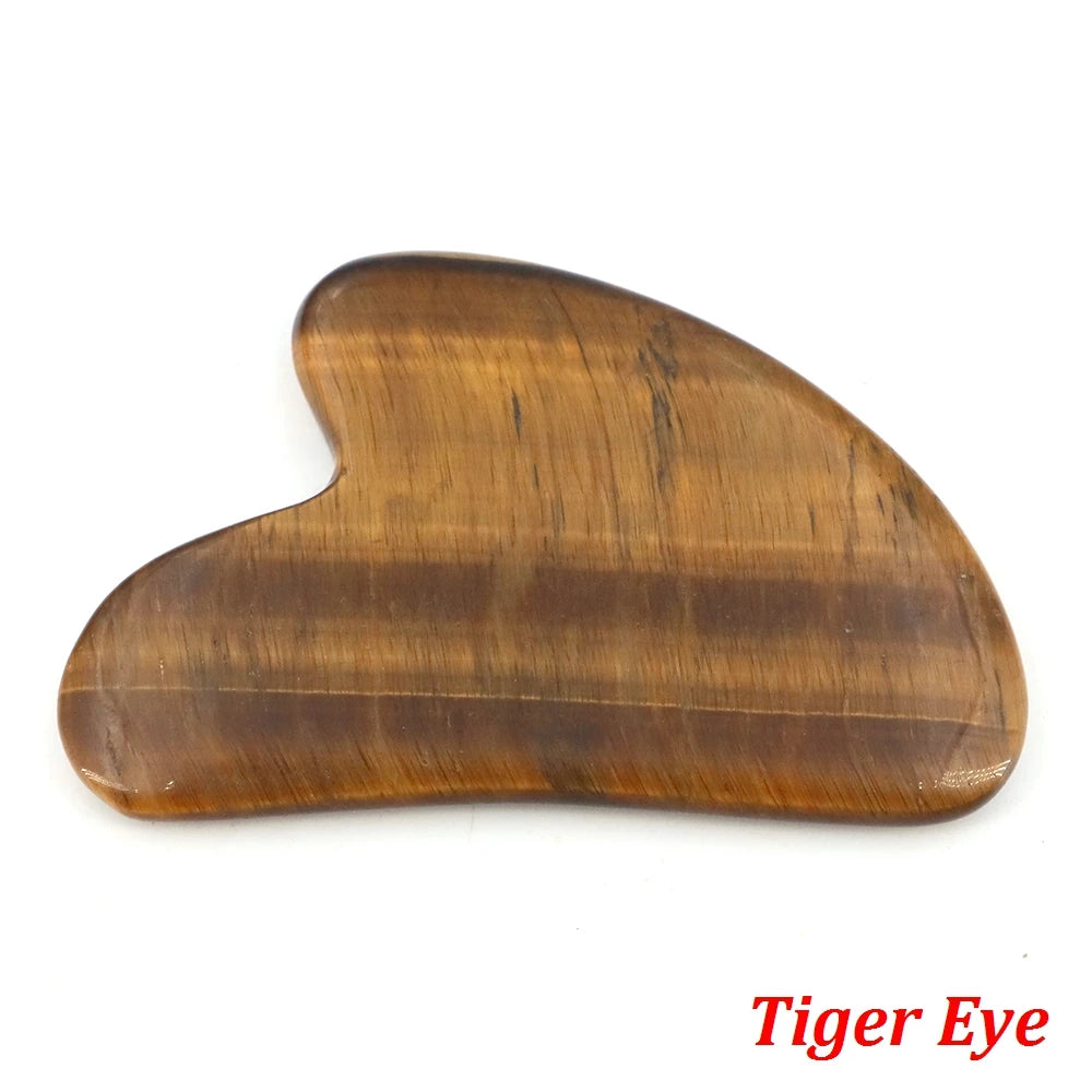 Rose Quartz Gua Sha Stone Set