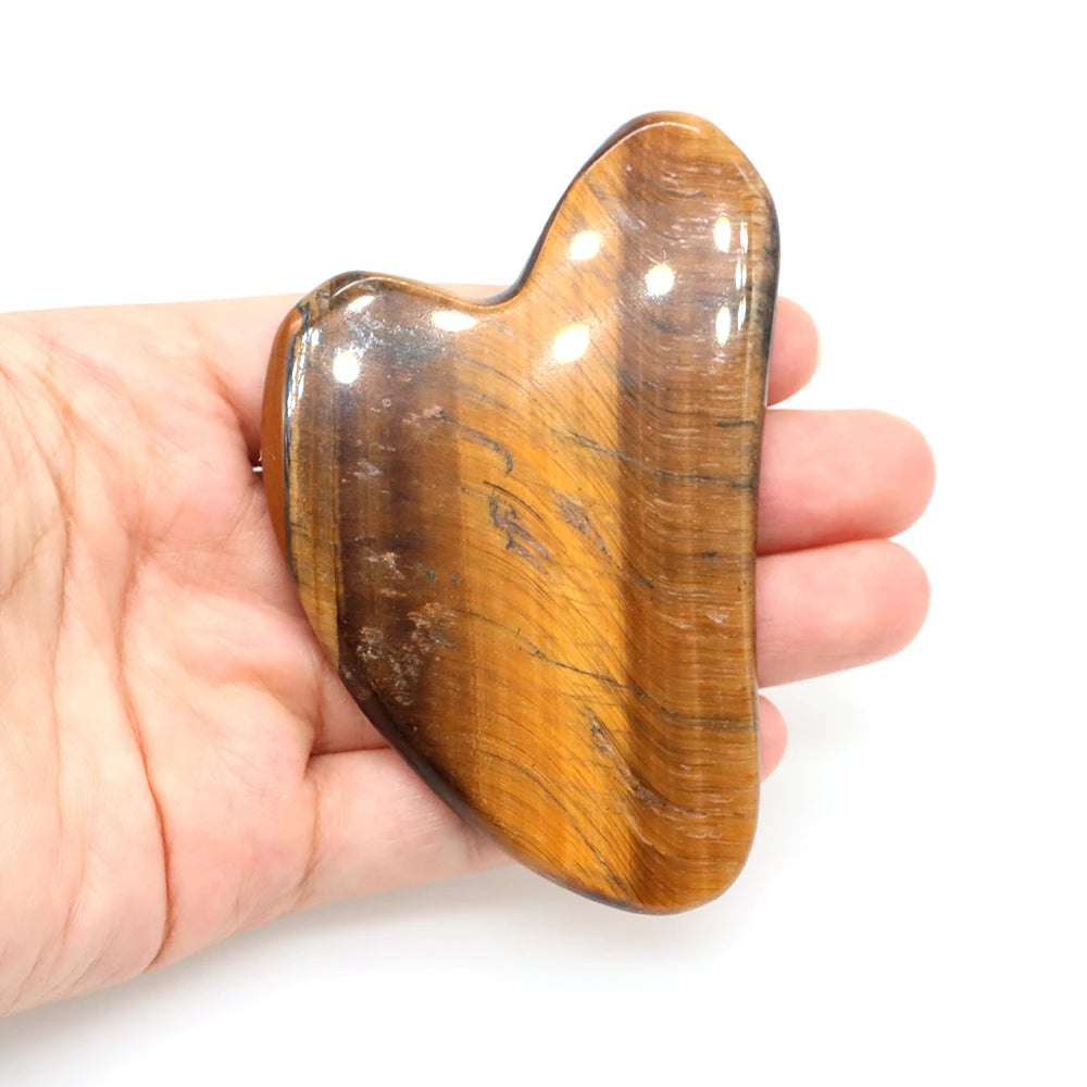 Rose Quartz Gua Sha Stone Set