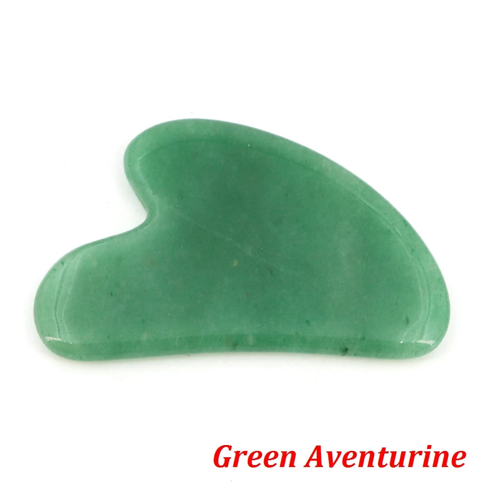 Rose Quartz Gua Sha Stone Set