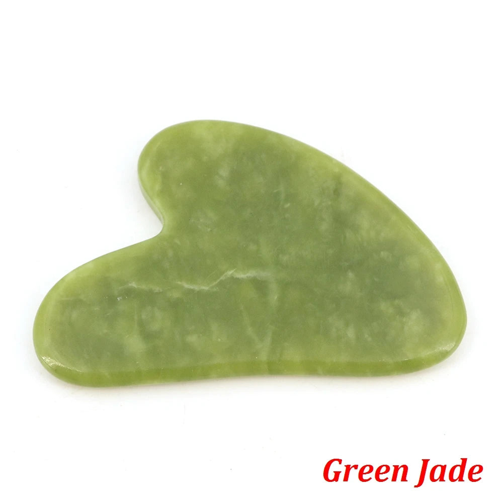 Rose Quartz Gua Sha Stone Set